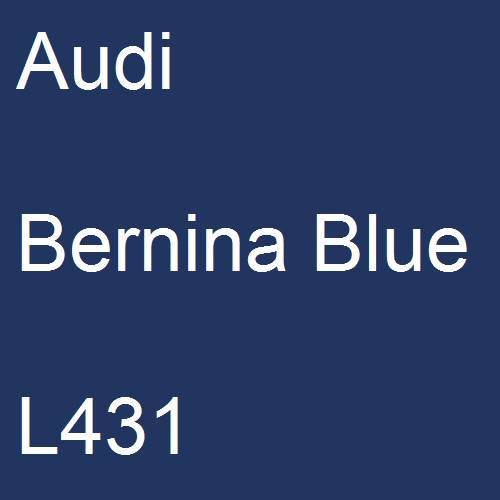 Audi, Bernina Blue, L431.